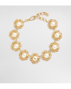 Dolce & Gabbana Halskette Mit Cabochon - Mettallic