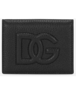 Dolce & Gabbana Kartenetui Dg-Logo - Schwarz