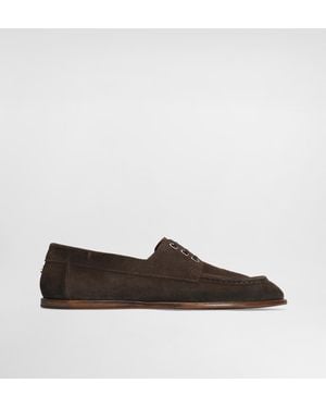 Dolce & Gabbana Derby-Schuhe Aus Spaltleder - Weiß