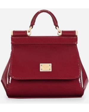 Dolce & Gabbana Mini Sicily Handbag - Rot