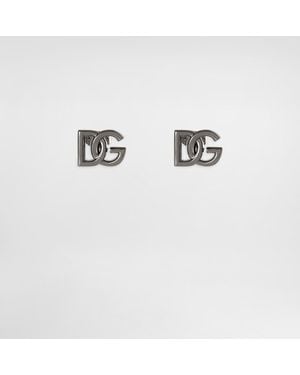 Dolce & Gabbana Einzelohrring Dg-Logo Mit Stift - Rot