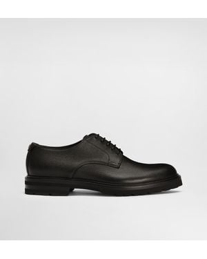 Dolce & Gabbana Derby Aus Genarbtem Kalbsleder - Schwarz