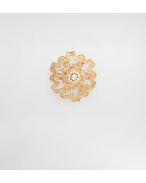 Dolce & Gabbana Sicilian Gentlemen Brooch - Weiß
