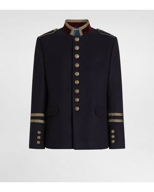 Dolce & Gabbana Gehrock Aus Wolle - Blau