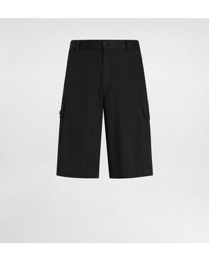 Dolce & Gabbana Cargo-Bermudas Aus Baumwolle - Weiß
