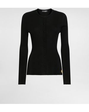 Dolce & Gabbana Cardigan Aus Kaschmir - Schwarz