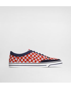 Dolce & Gabbana Sneaker Dg Sailing Aus Canvas Mit Carretto-Print - Weiß