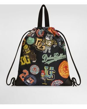 Dolce & Gabbana Rucksack Aus Nylon - Mehrfarbig