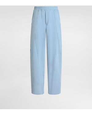 Dolce & Gabbana Treated Jersey Trousers - Blau