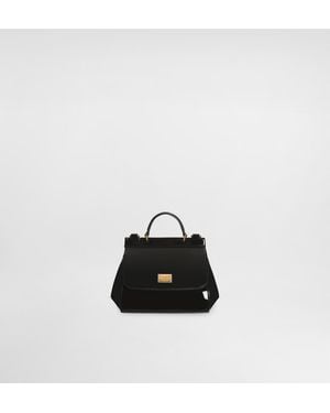 Dolce & Gabbana Schulter- Und Crossbody-Tasche Dolce Lilly Aus Wolltartan - Weiß