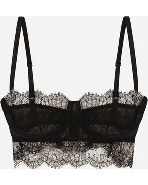 Dolce & Gabbana Lace Bralette - Schwarz