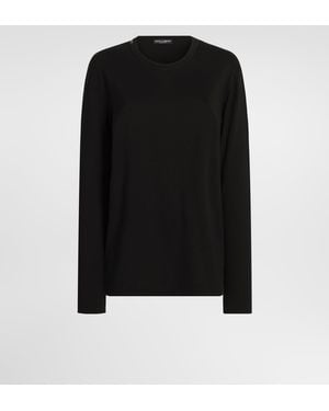 Dolce & Gabbana T-Shirt Aus Jersey - Schwarz