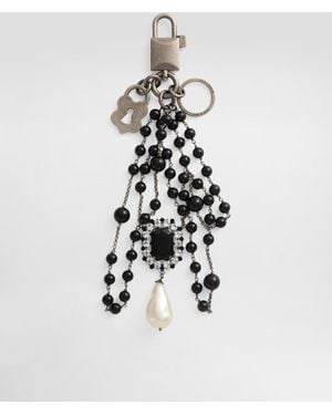 Dolce & Gabbana Charms Keyring - Weiß