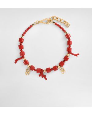 Dolce & Gabbana Halskette Mit Korallenästen - Rot