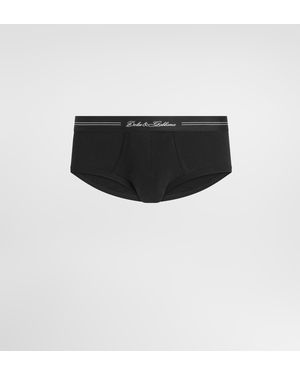Dolce & Gabbana Slip Brando Aus Stretchjersey - Schwarz