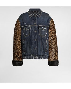 Dolce & Gabbana Oversized Denim Jacket - Blau