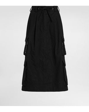 Dolce & Gabbana Cotton Cargo Skirt - Schwarz