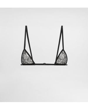 Dolce & Gabbana Micro Lace Bra - Blau
