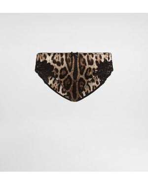 Dolce & Gabbana Slip Aus Satin - Weiß
