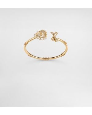 Dolce & Gabbana Armband Devotion 18-Karätiges Gelbgold Und Diamanten - Weiß