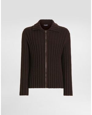Dolce & Gabbana Cardigan Aus Wolle - Schwarz