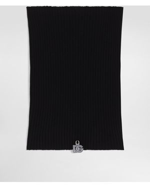 Dolce & Gabbana Rippstrick-Halswärmer - Schwarz