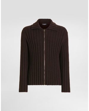 Dolce & Gabbana Cardigan Aus Wolle - Schwarz