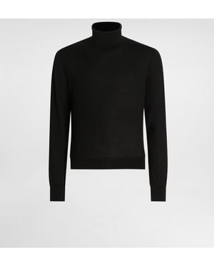 Dolce & Gabbana Cashmere Turtleneck Pullover - Schwarz