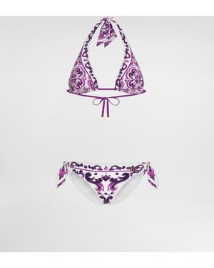 Dolce & Gabbana Triang Imb+Slip Fioc - Weiß