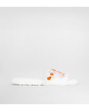 Dolce & Gabbana Ciabatta Flat - Weiß