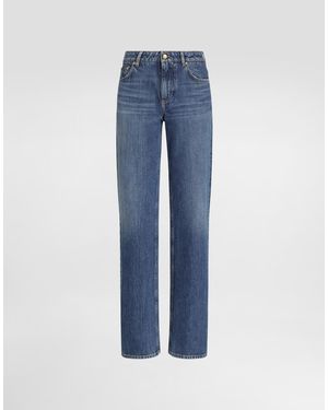 Dolce & Gabbana 5-Pocket-Denimhose Aus Denim - Blau