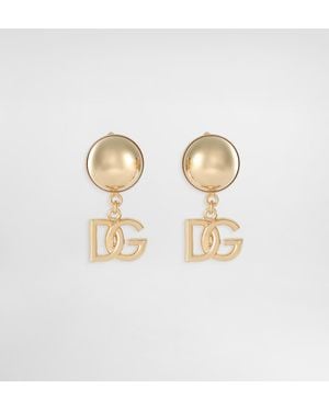 Dolce & Gabbana Ohrclips Dg - Weiß