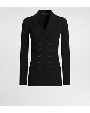 Dolce & Gabbana Double-Breasted Jacket - Schwarz