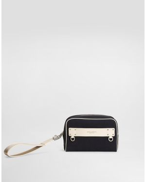 Dolce & Gabbana Handtasche Essenza Aus Popeline - Schwarz