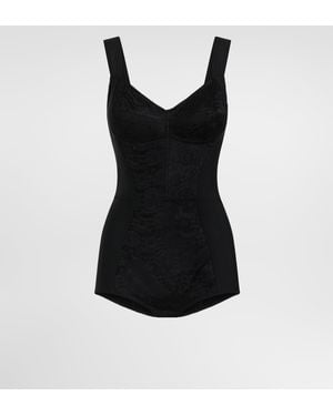 Dolce & Gabbana Korsett-Bodysuit - Schwarz