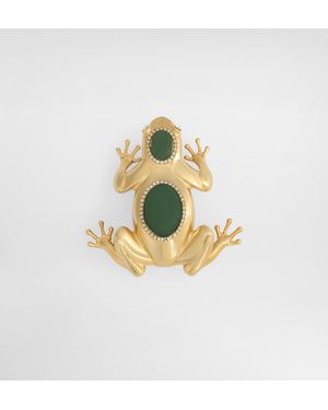 Dolce & Gabbana Sartoria Frog-Shaped Brooch - Weiß
