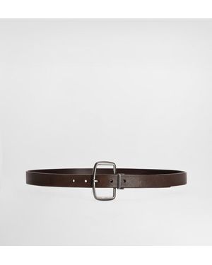 Dolce & Gabbana Calfskin Belt - Weiß
