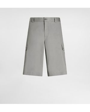 Dolce & Gabbana Cargo-Bermudas Aus Baumwolle - Grau