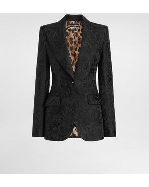 Dolce & Gabbana Turlington Brocade Jacket - Schwarz