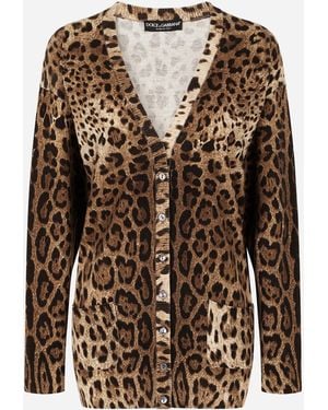 Dolce & Gabbana Cardigan C/Bottoni - Braun