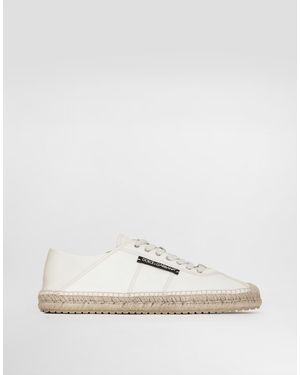 Dolce & Gabbana Espadrilles Aus Spaltlammleder - Natur