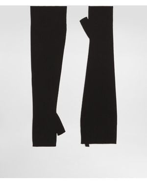 Dolce & Gabbana Rib Knit Gloves - Schwarz