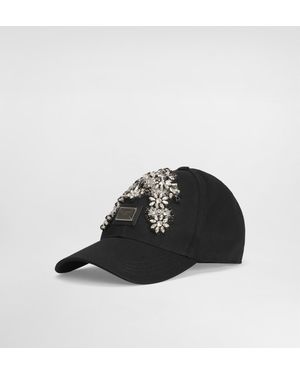 Dolce & Gabbana Cotton Drill Baseball Hat - Schwarz
