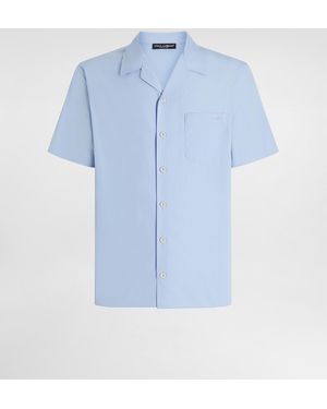 Dolce & Gabbana Hemd mit Reverskragen - Blau