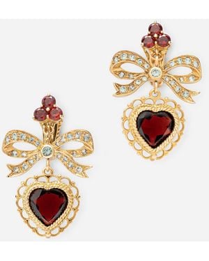 Dolce & Gabbana Orecchini Love 897 O - Weiß