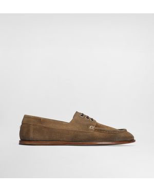 Dolce & Gabbana Derby-Schuhe Aus Spaltleder - Braun