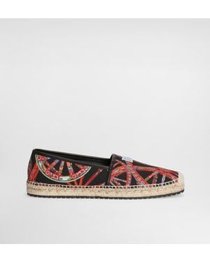 Dolce & Gabbana Espadrilles Aus Canvas Mit Carretto-Print - Weiß