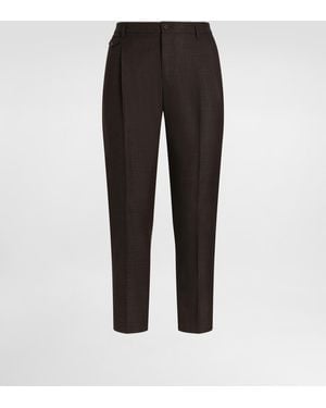 Dolce & Gabbana Wollhose - Schwarz