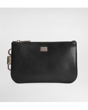 Dolce & Gabbana Calfskin Necessaire - Schwarz