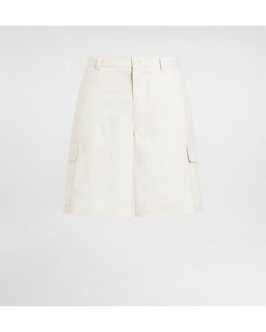 Dolce & Gabbana Cargo-Bermudas Aus Baumwolle - Weiß